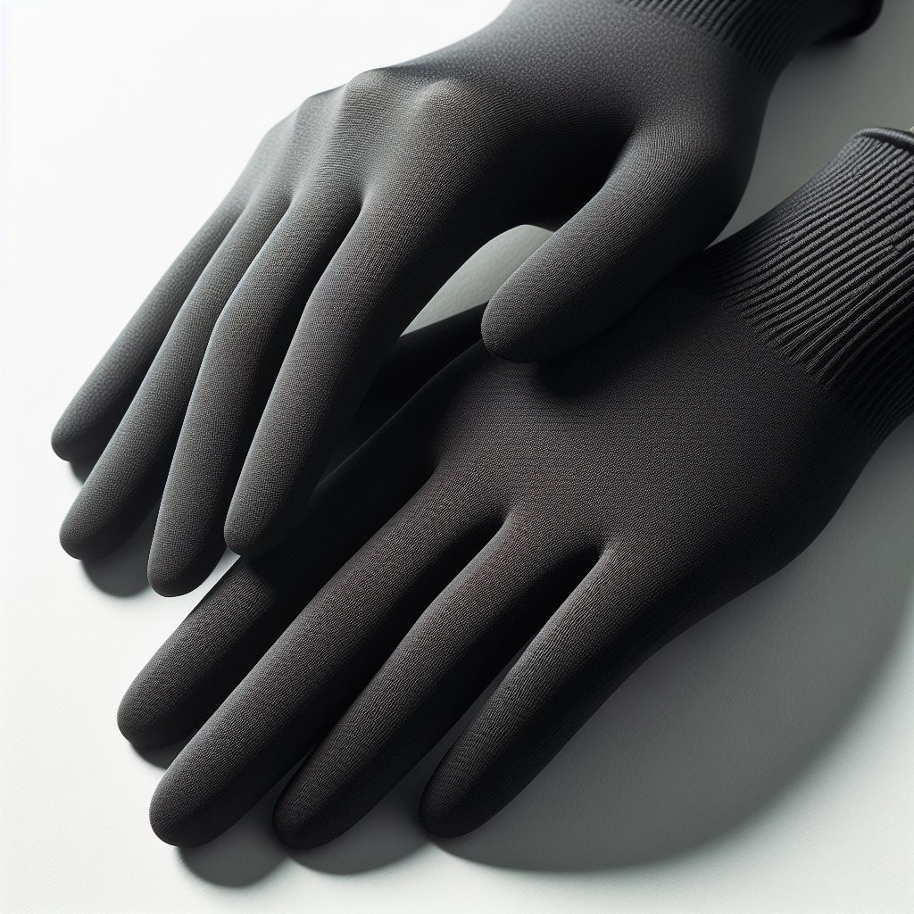 The image features Isotoner gloves with a white background, highlighting their sleek design and elegance.
